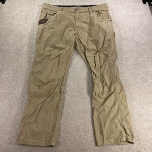 Wrangler Riggs Workwear Mens 40x30 Tan Carpenter Utility Pants Outdoor